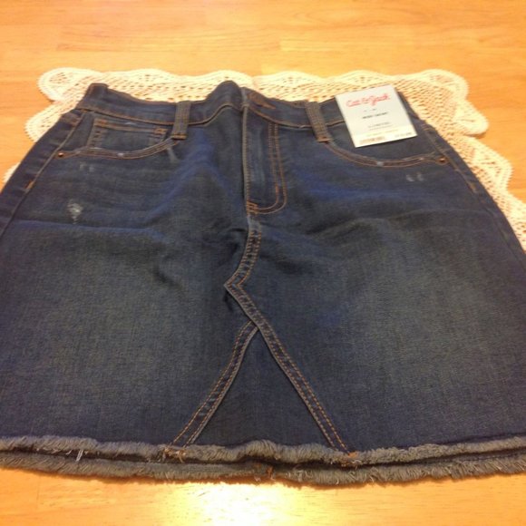 Denim Midi Skirt, Cat & Jack, NWT - Picture 1 of 6